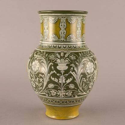 Doulton Lambeth "Ship pattern vase"