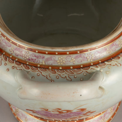 Soup tureen with emblem of eagle(Russia?)