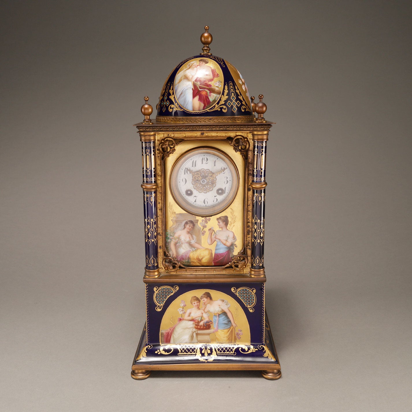 鈷藍神話主題桌鐘