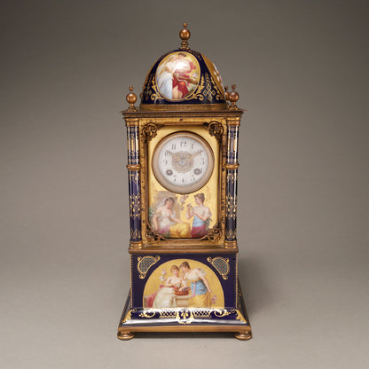 鈷藍神話主題桌鐘