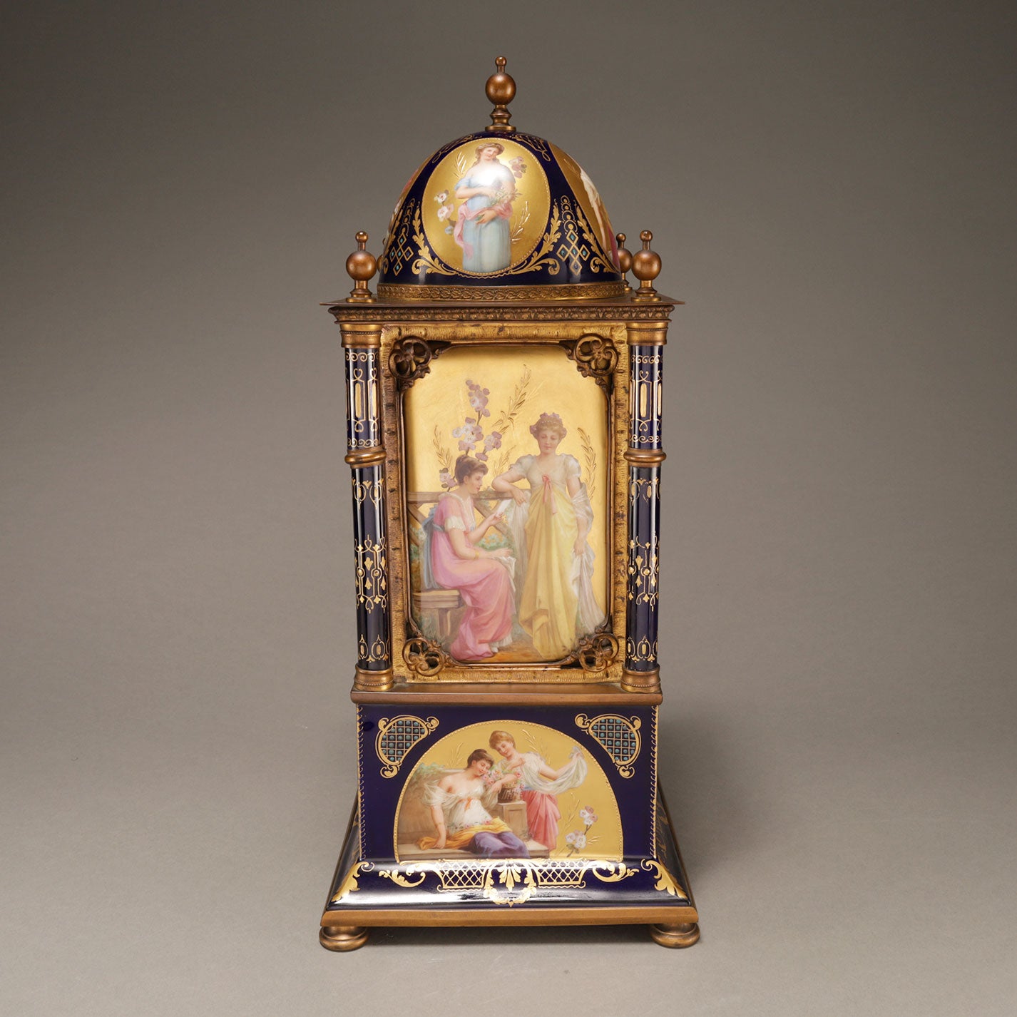 鈷藍神話主題桌鐘