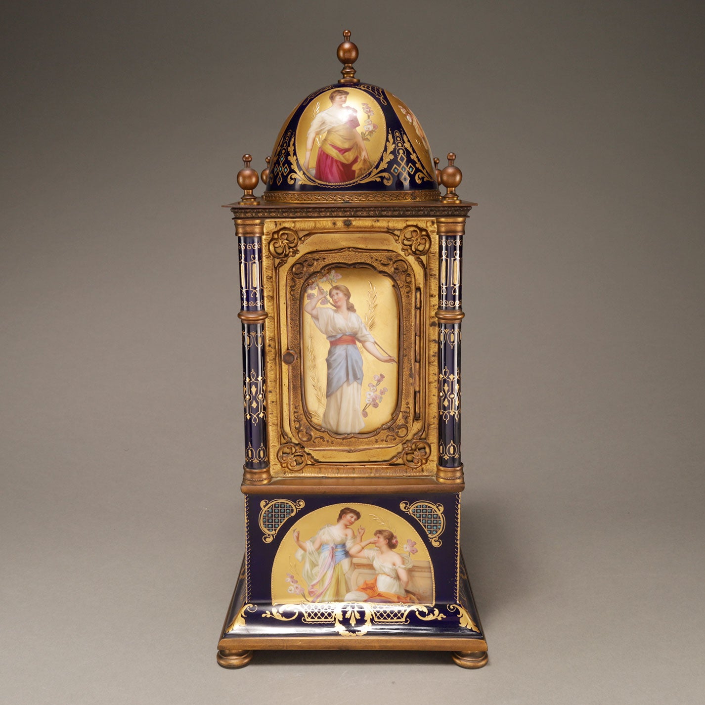 鈷藍神話主題桌鐘