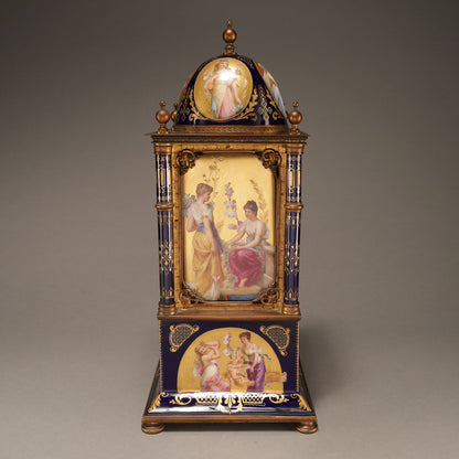 鈷藍神話主題桌鐘