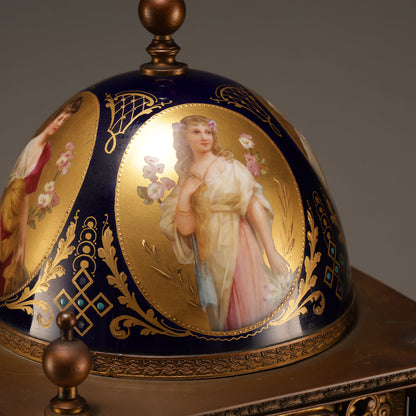 鈷藍神話主題桌鐘