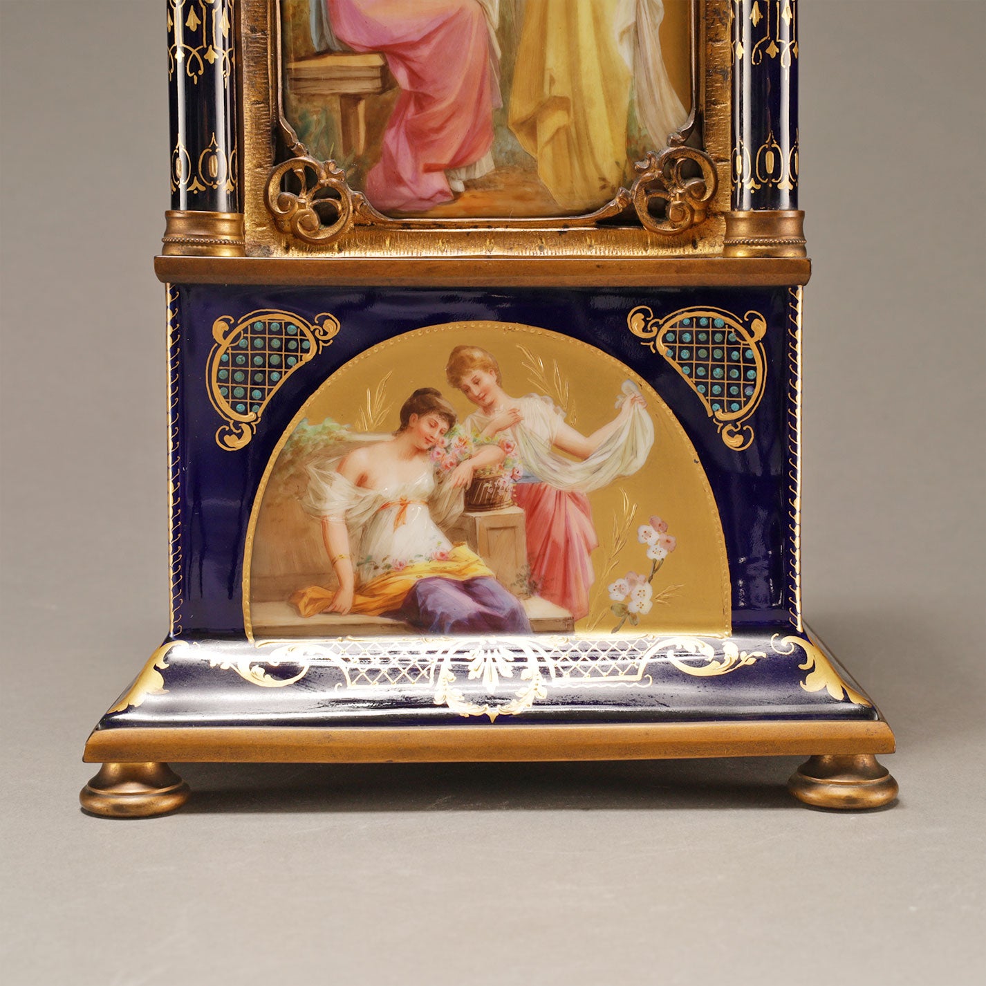 鈷藍神話主題桌鐘