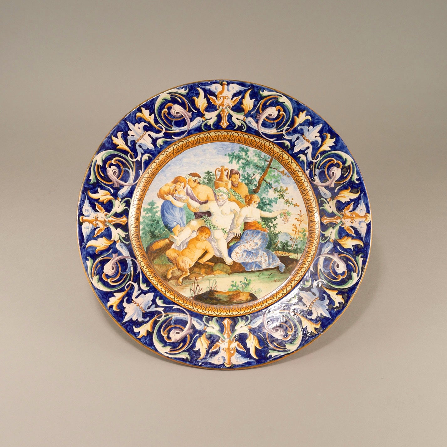 Mythology pattern plate