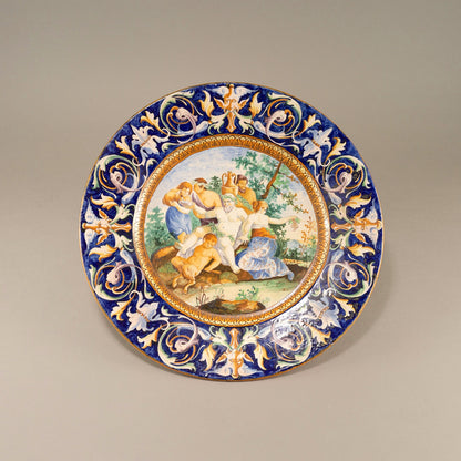 Mythology pattern plate
