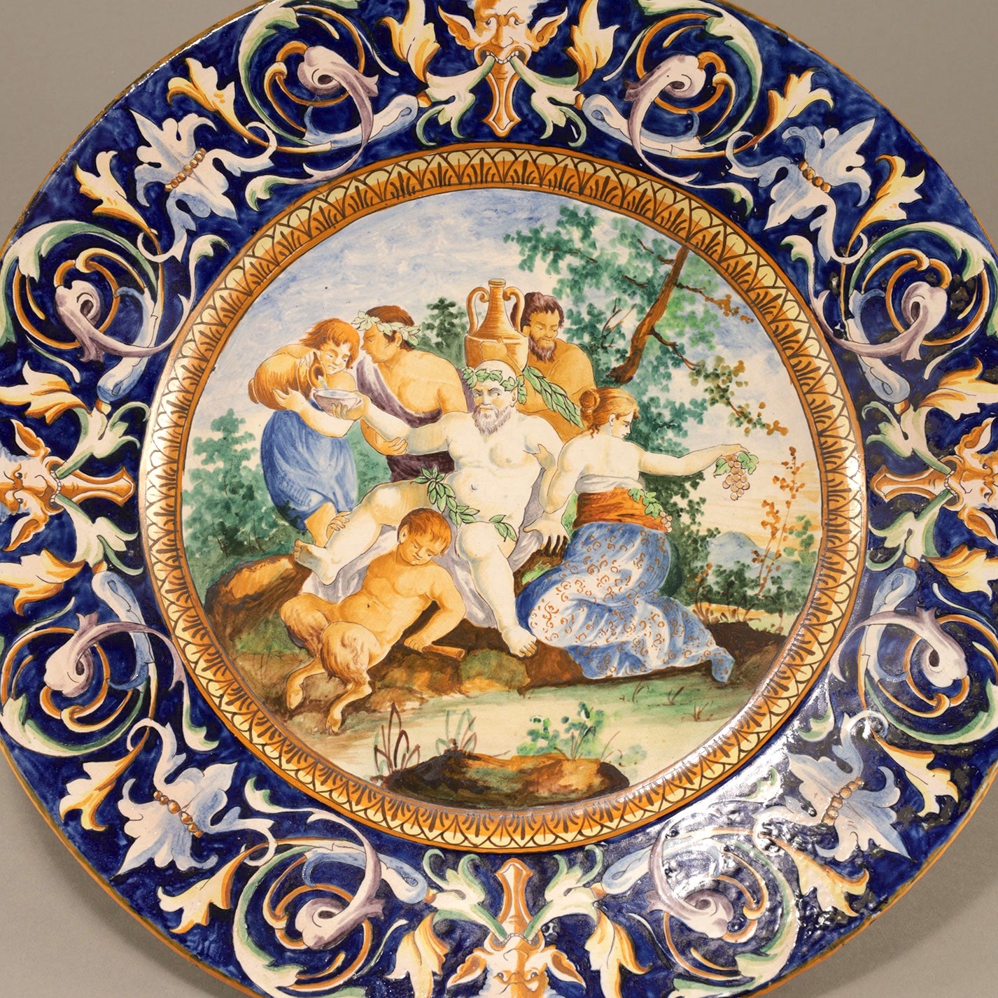 Mythology pattern plate