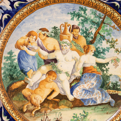 Mythology pattern plate