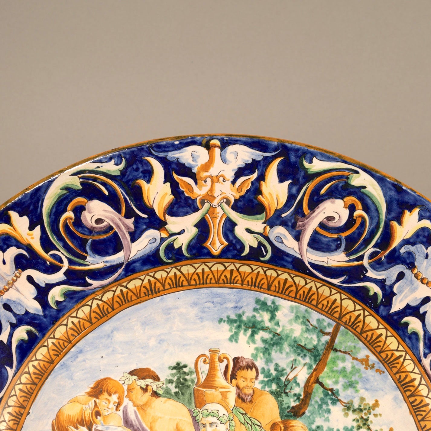 Mythology pattern plate