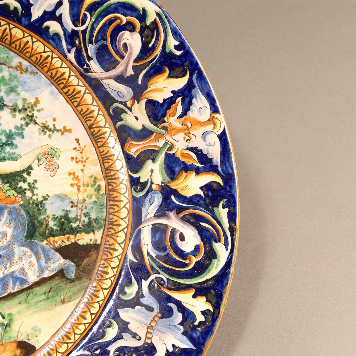 Mythology pattern plate