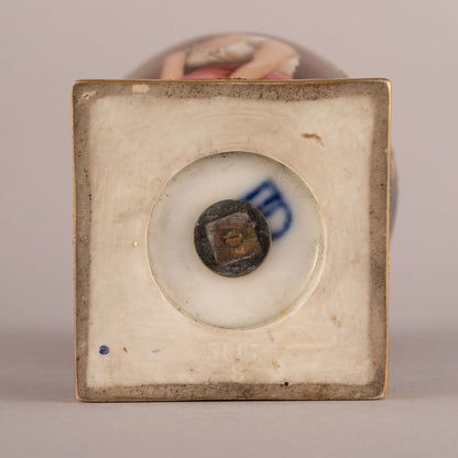 Vienna "Cobalt & gold vases (pair)"