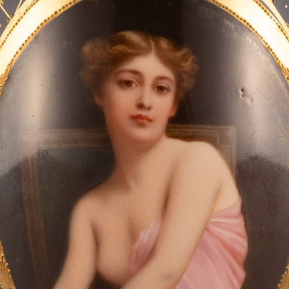 Vienna "Cobalt & gold vases (pair)"