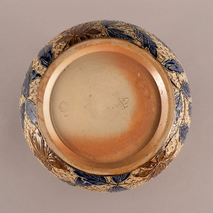 Doulton Lambeth "Leaf Pattern Bowl"