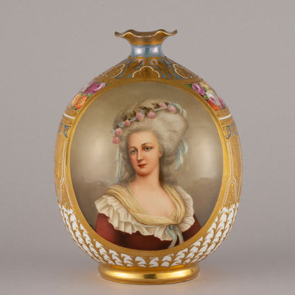 維也納風格“貼金箔花瓶”