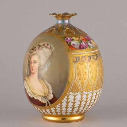 維也納風格“貼金箔花瓶”