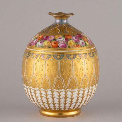 維也納風格“貼金箔花瓶”