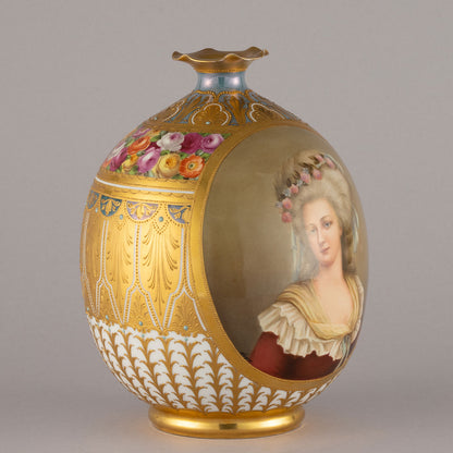 維也納風格“貼金箔花瓶”