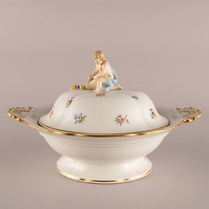 Meissen 梅森/麥森瓷 天使水果托盤