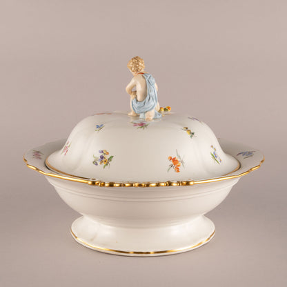 Meissen 梅森/麥森瓷 天使水果托盤