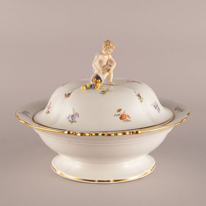 Meissen 梅森/麥森瓷 天使水果托盤