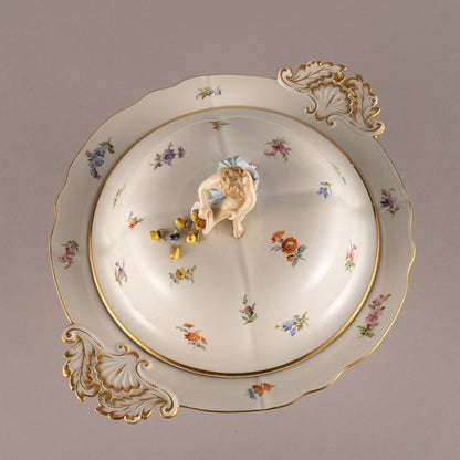 Meissen 梅森/麥森瓷 天使水果托盤