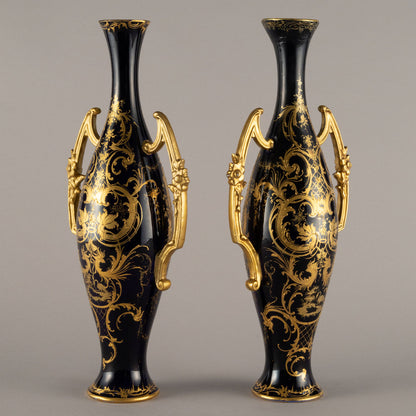 Unknown pottery "Cobalt vase ( pair )"