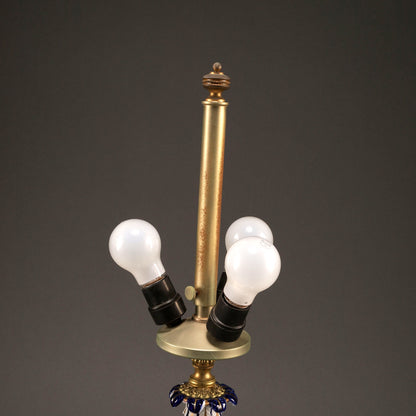 Sevres Style Style Table Lamp