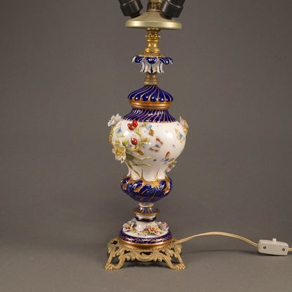 Sevres Style Style Table Lamp