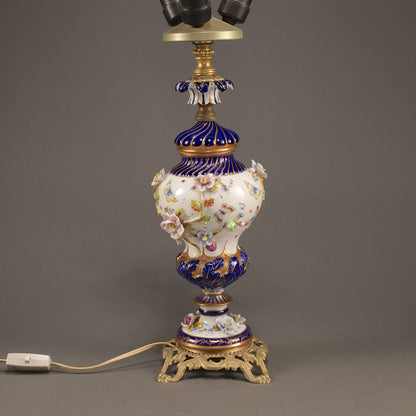 Sevres Style Style Table Lamp