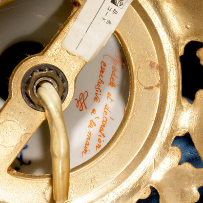 Sevres Style Style Table Lamp