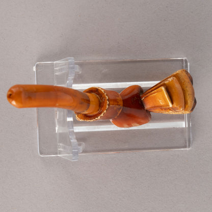 Meerschaum pipe - Folding Fan