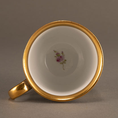 MEISSEN "Noble motif cup and saucer set of 2"