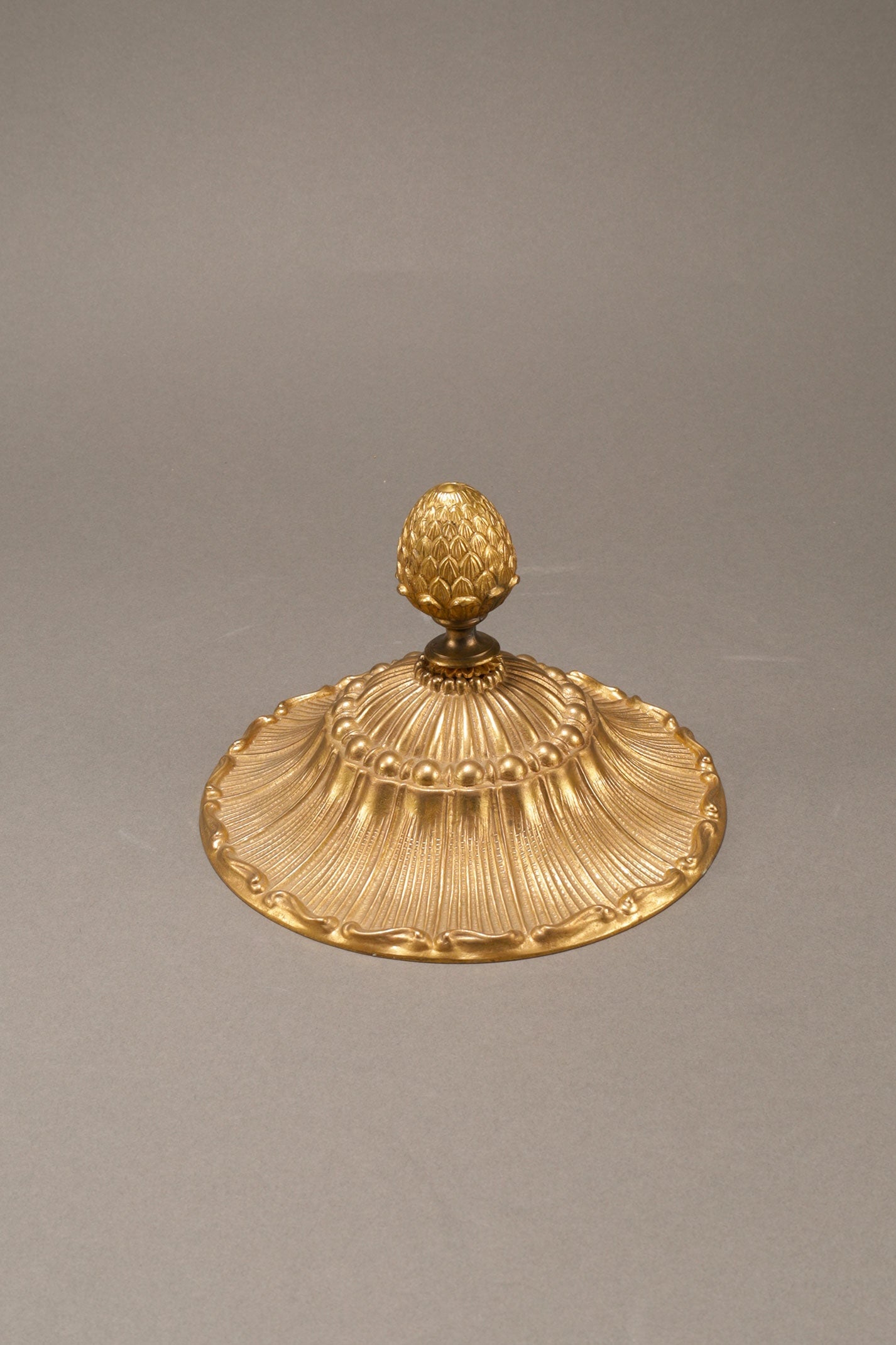 Cobalt-Glazed and Gilt Covered Urn with Madonna and Angels design