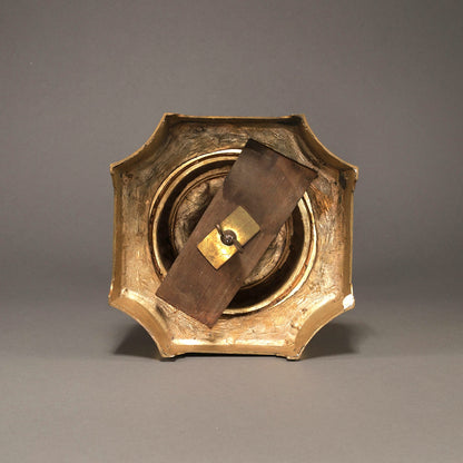 Cobalt-Glazed and Gilt Covered Urn with Madonna and Angels design