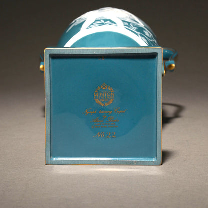 MINTON / Pate-Sur-Pate Vase with Lid (Pair ) [G0404]