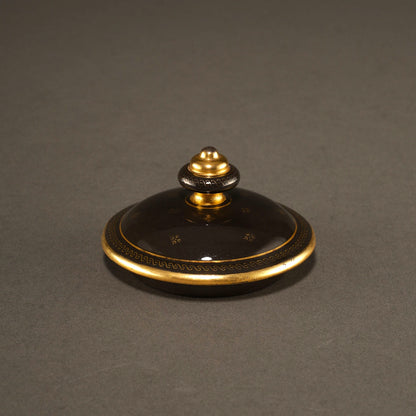 MINTON / Pate-Sur-Pate Vase With Lid [G0409]