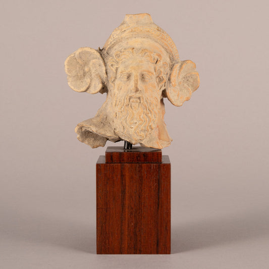 Italy "Terracotta Male head figure"