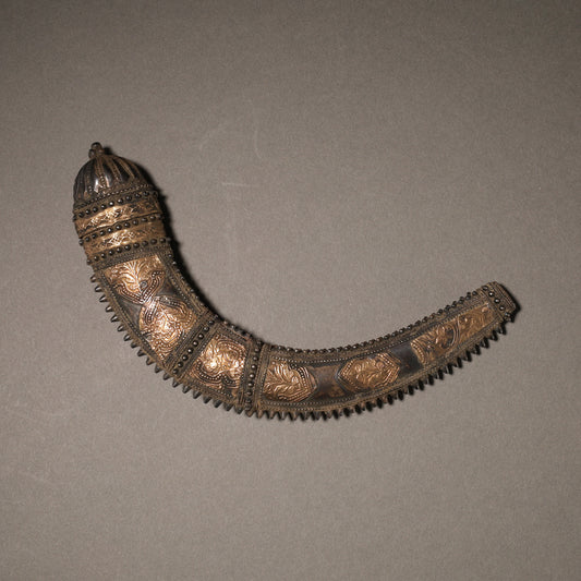 Decorated Powder Horn