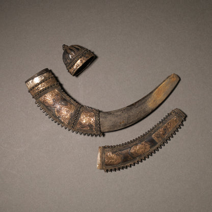 Decorated Powder Horn
