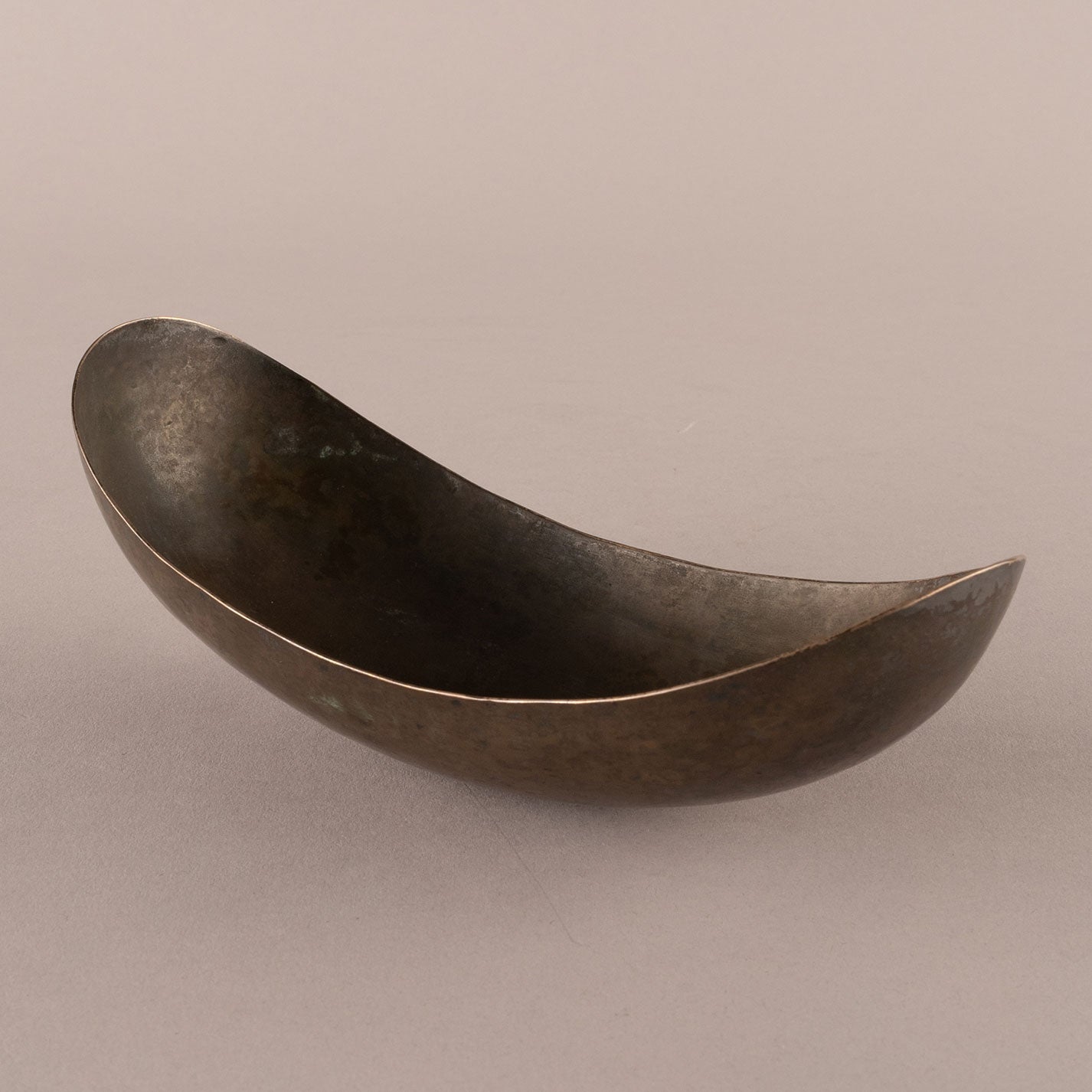 Silver Boat Shaped Bowl