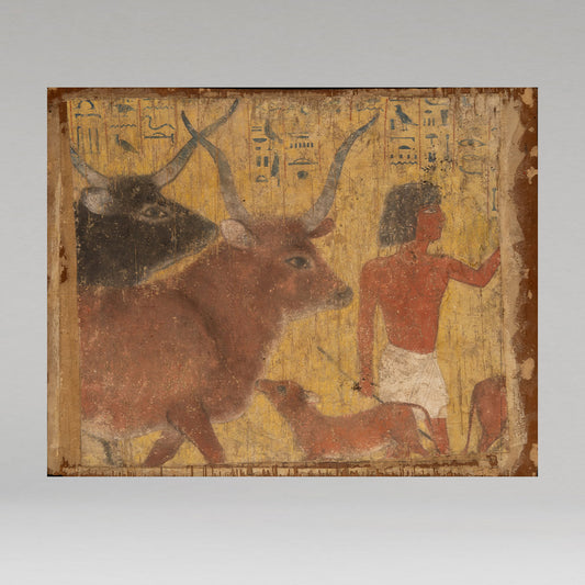 Egypt "Ox and person"