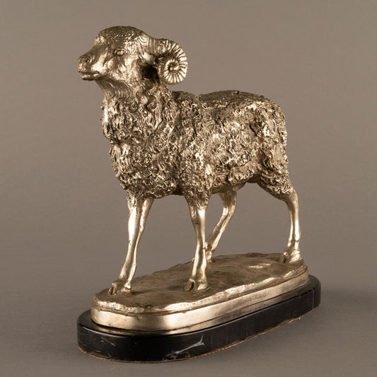 Silver sculpture “Sheep”