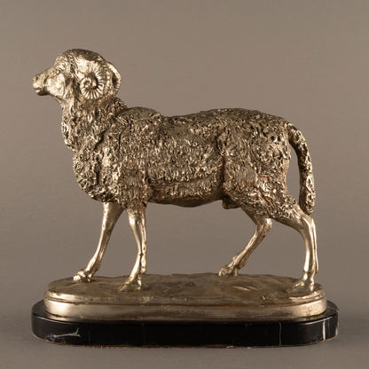 Silver sculpture “Sheep”