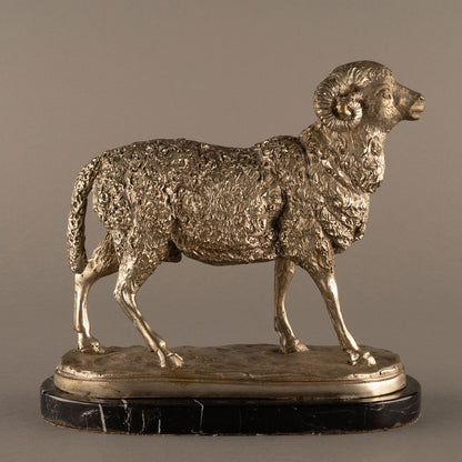 Silver sculpture “Sheep”