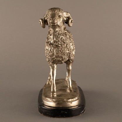 Silver sculpture “Sheep”