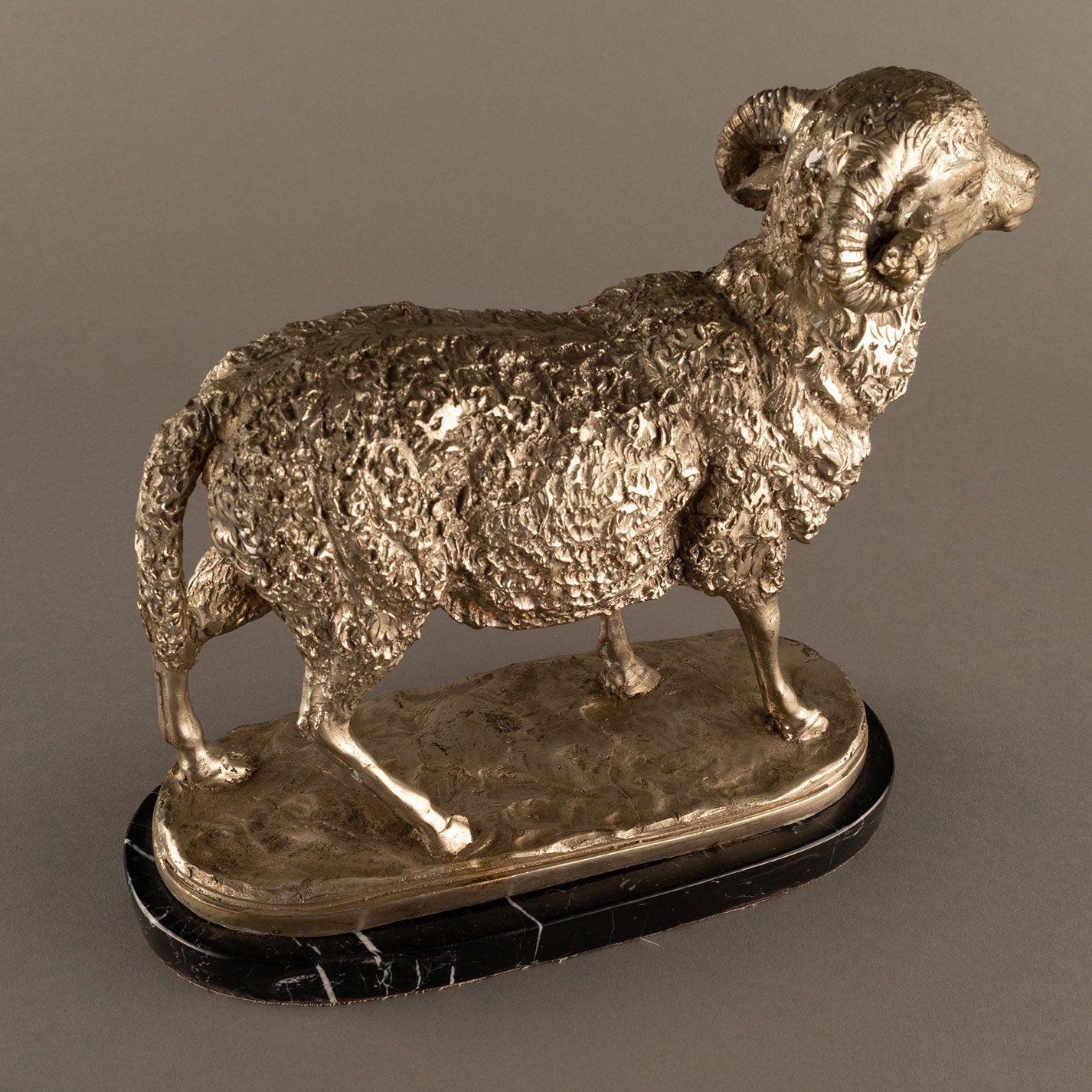 Silver sculpture “Sheep”
