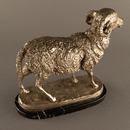Silver sculpture “Sheep”