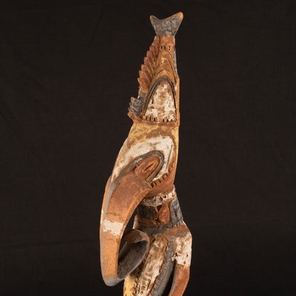 非洲彩繪木雕人像