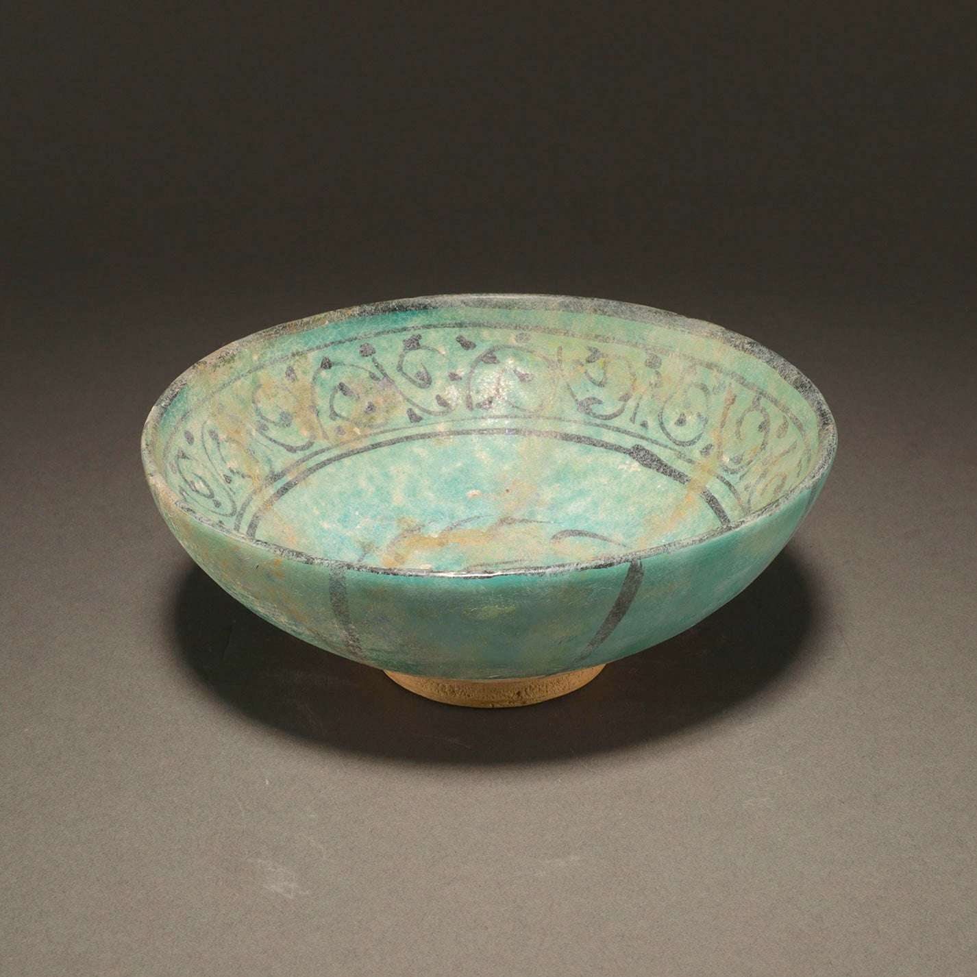 Persian Turquoise-Glazed Bowl [J0142]
